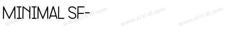 Minimal SF字体转换